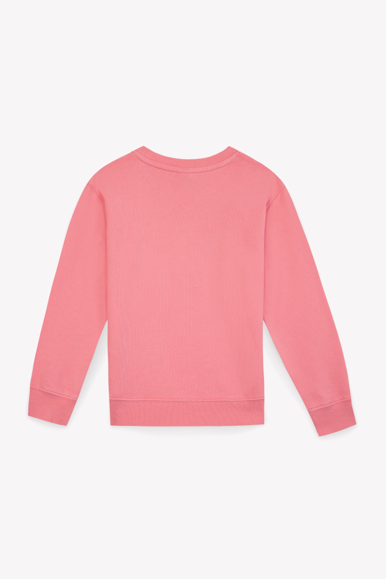 Sweatshirt - smile Pink Fleece Embossé logo cotton