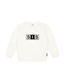 Sweatshirt - smile sis ecru cotton bonton + ron dorff