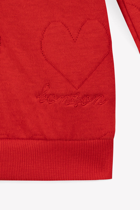 Sweat - Smack imprimé cœur - Image principale