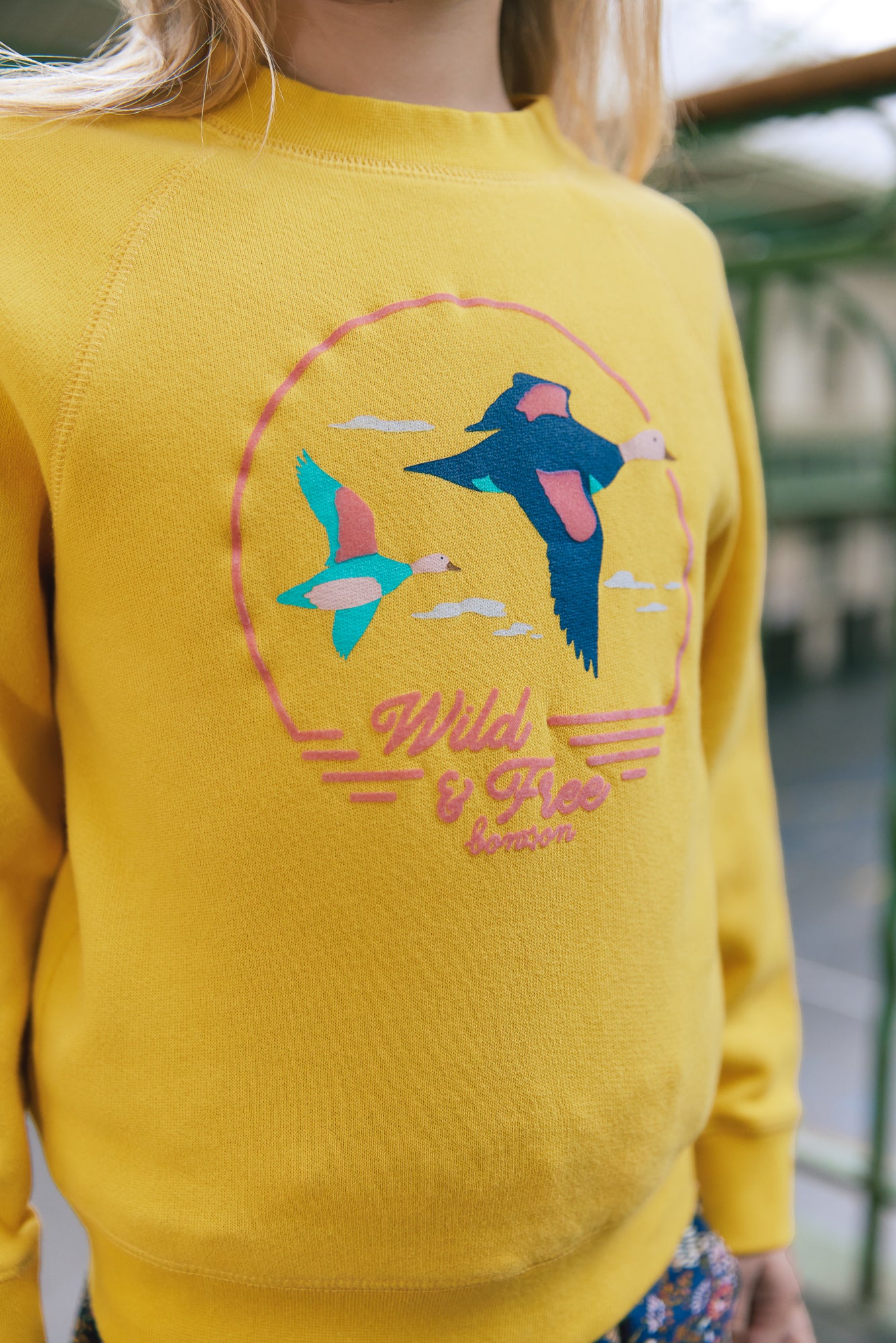 Sweatshirt - Star Yellow retro