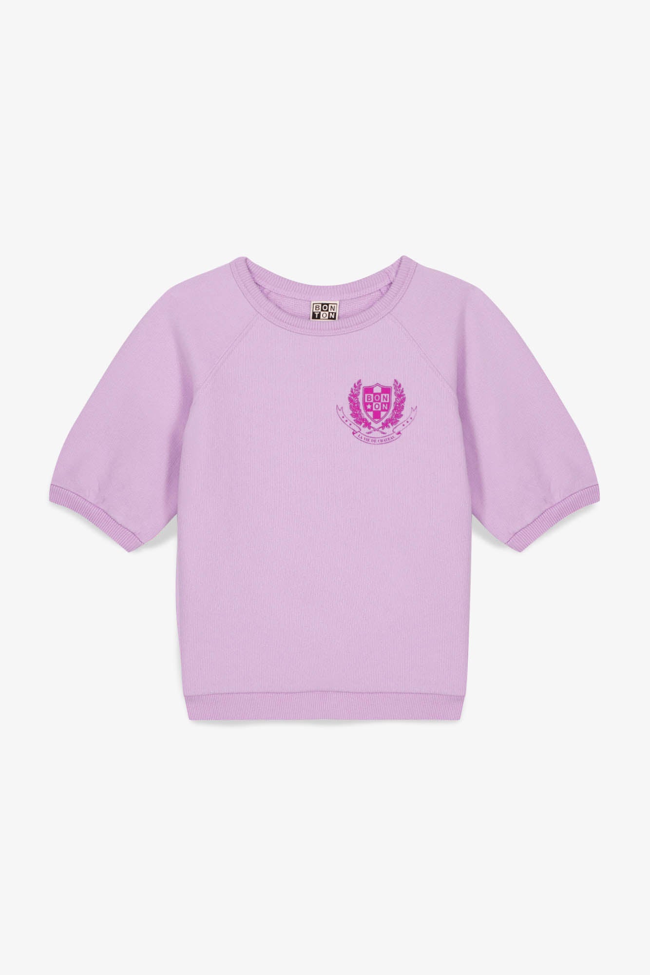 Sweatshirt - Smart Lila Fleece organic cotton