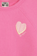 Sweatshirt - Smart Pink Fleece organic cotton