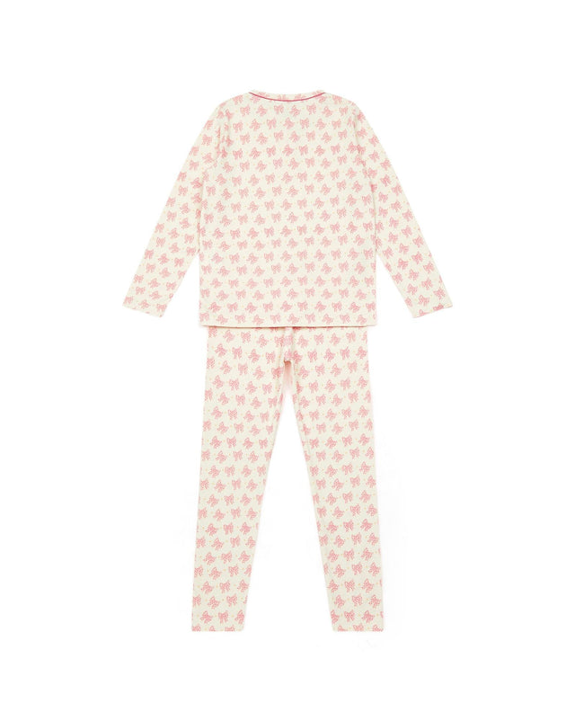 Pyjama - 2 pièces rose coton biologique - Image alternative