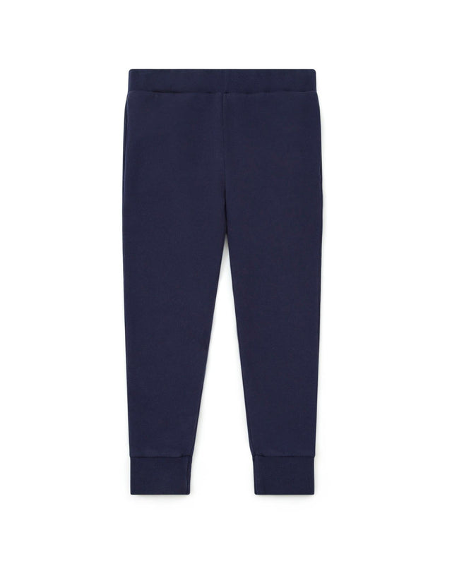 Pantalon - Jogging - bleu en 100% coton biologique - Image principale