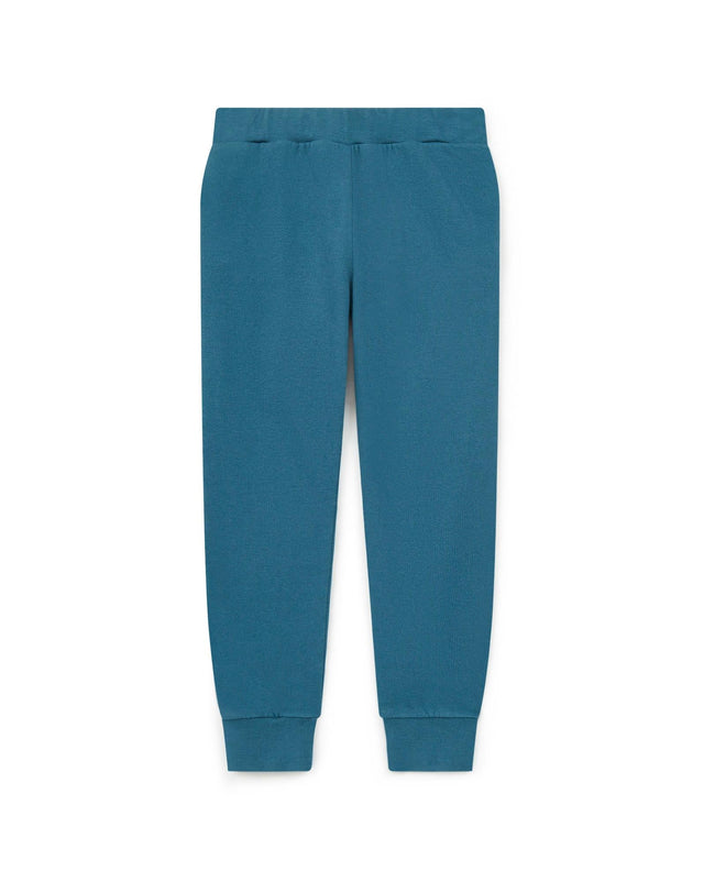 Trousers - Jogging - Blue in 100% cotton - Image principale