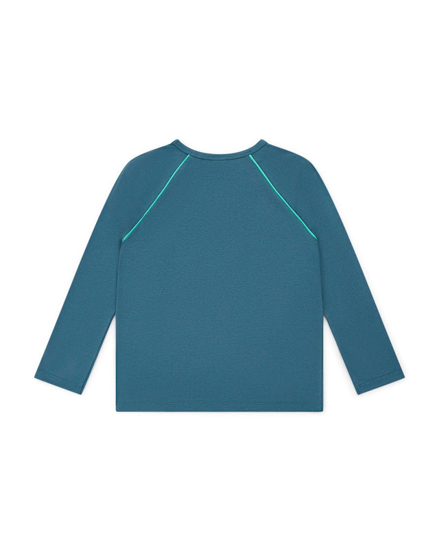 T-shirt - ML Nature bleu en 100% coton biologique - Image alternative