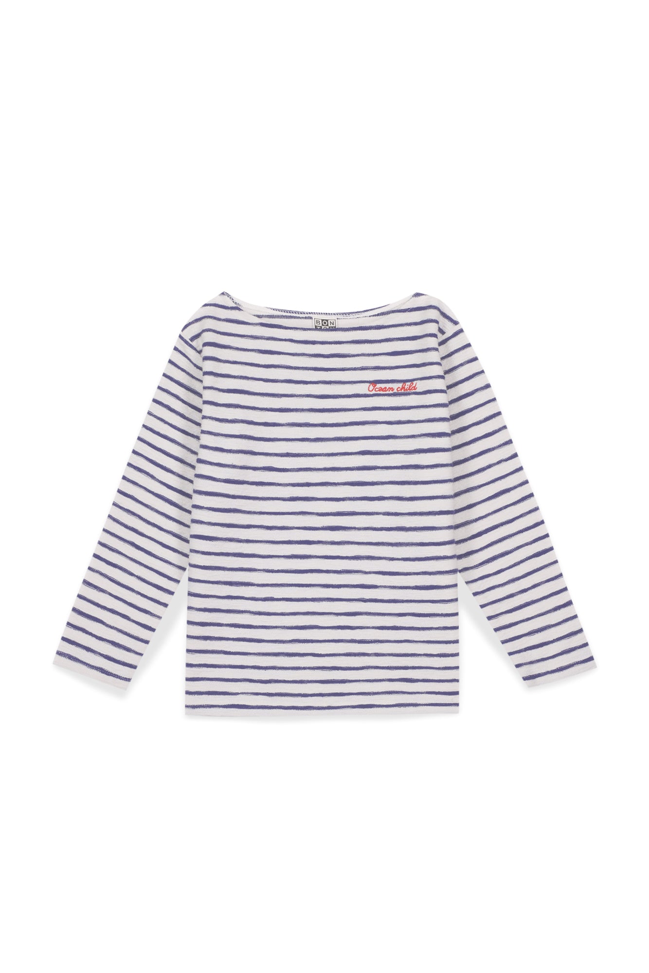 T-shirt - Navy Marinière Blee