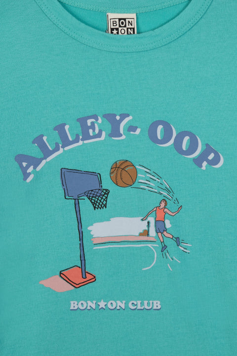 T-shirt - Taxo bleu paon - Image principale