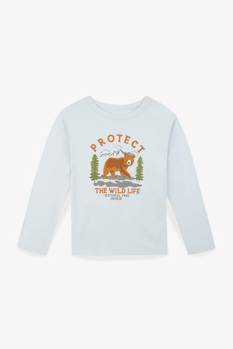 T-shirt - Taxo bleu clair illustration ours - Image principale