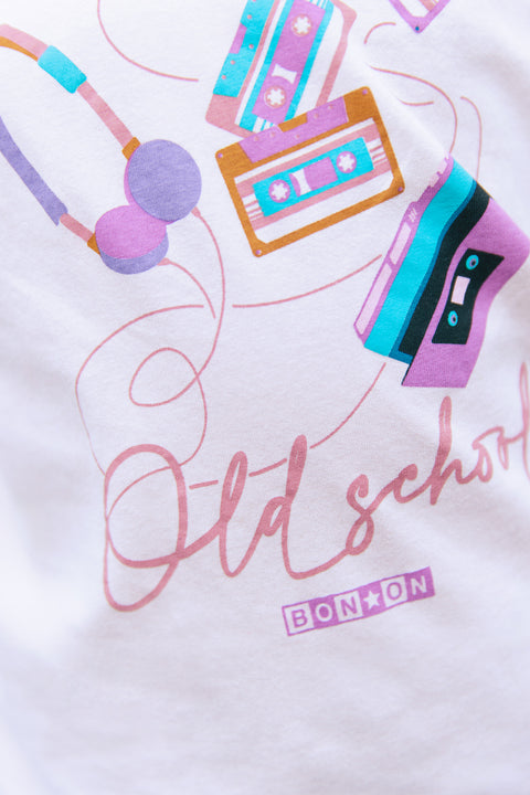 T-shirt - Taxo Old School rose clair - Image principale