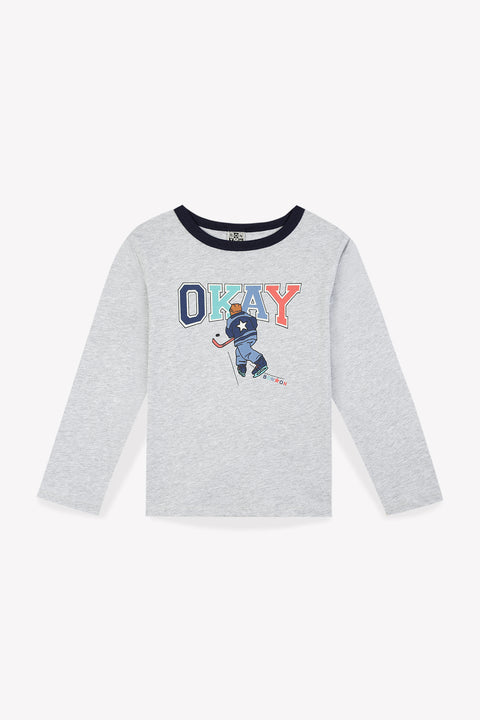 T-shirt - Taxo gris chiné - Image principale