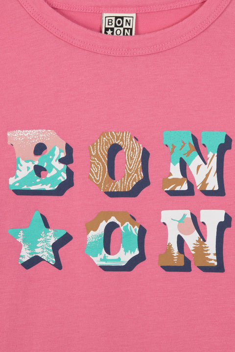 T-shirt - Taxo rose sucette bonton - Image principale