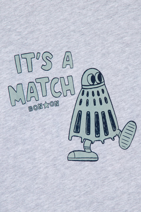 T-shirt - Tipi gris chiné - Image principale