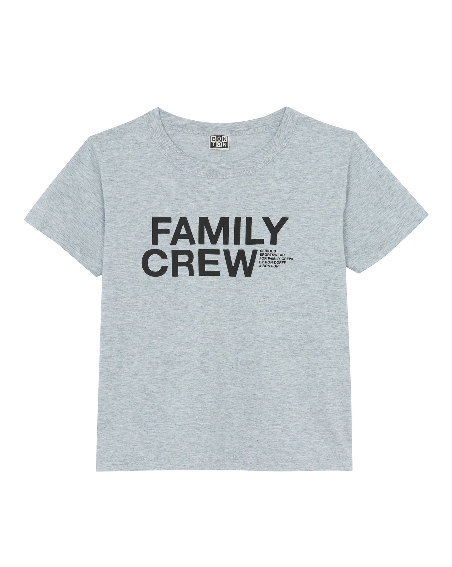 T -shirt - Tubog Family Crew Grey Bonton + Ron Dorff