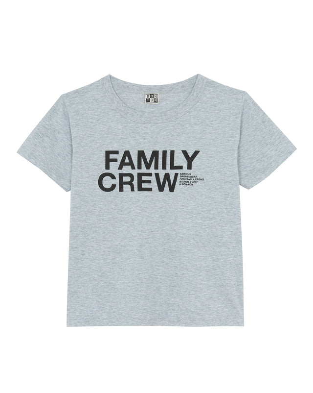 T-shirt - Tubog Family Crew gris BONTON + RON DORFF - Image principale
