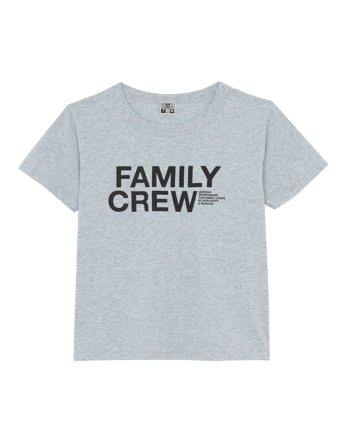 Tee-shirt - Tubog Family Crew gris BONTON + RON DORFF