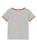 T-shirt - Tubog Grey cotton Print dragon