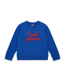Sweat - Cool Genius bleu en 100% coton biologique
