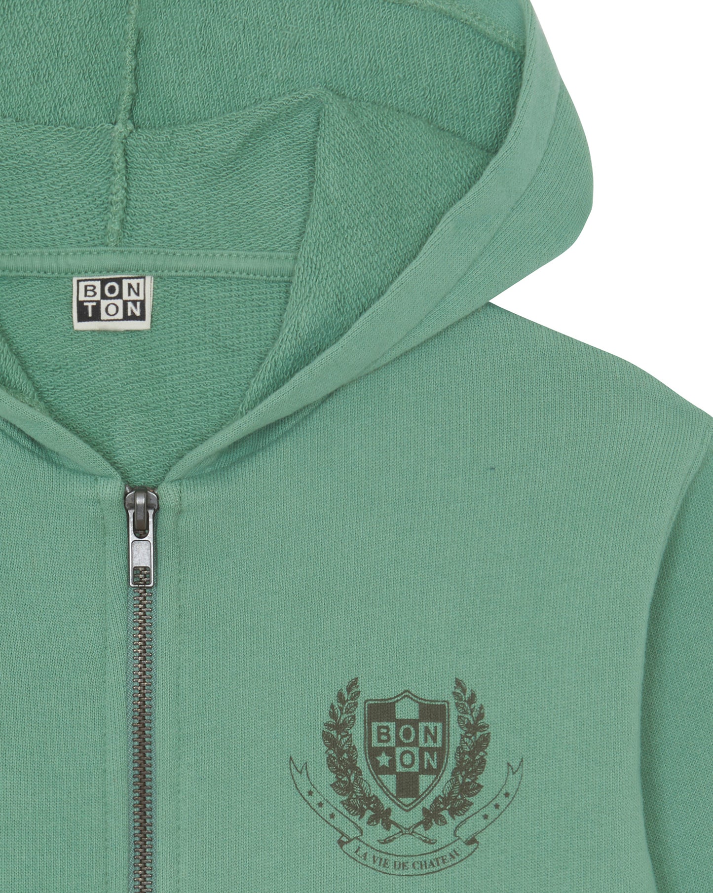 Sweatshirt - sax Green organic cotton