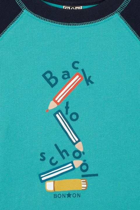 Sweat - Sandy bleu paon - Image principale