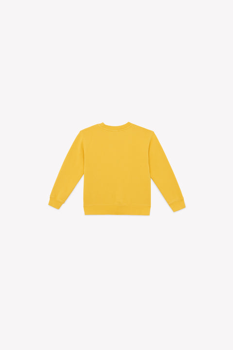 Sweat - Smile jaune retro bonton - Image principale