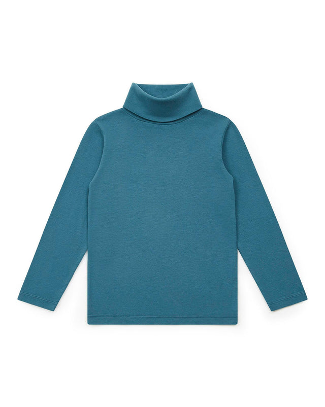 Below-Sweater - Titou Blue In GOTS certified organic cotton - Image principale
