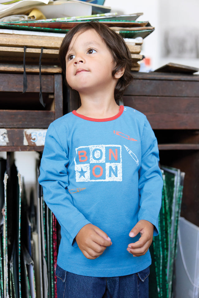 T-shirt - Taxi bleu marine - Image principale