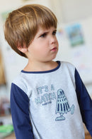 T-shirt - Taxi gris chiné