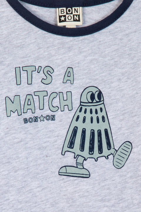 T-shirt - Taxi gris chiné - Image principale