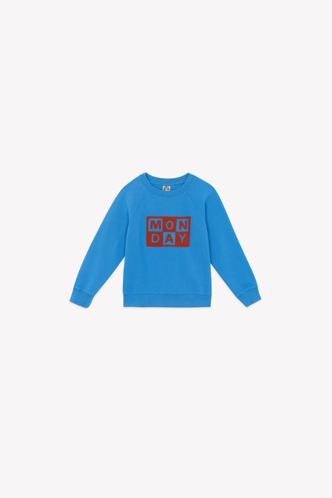 Sweat - Sandy bleu en coton organique - Image principale