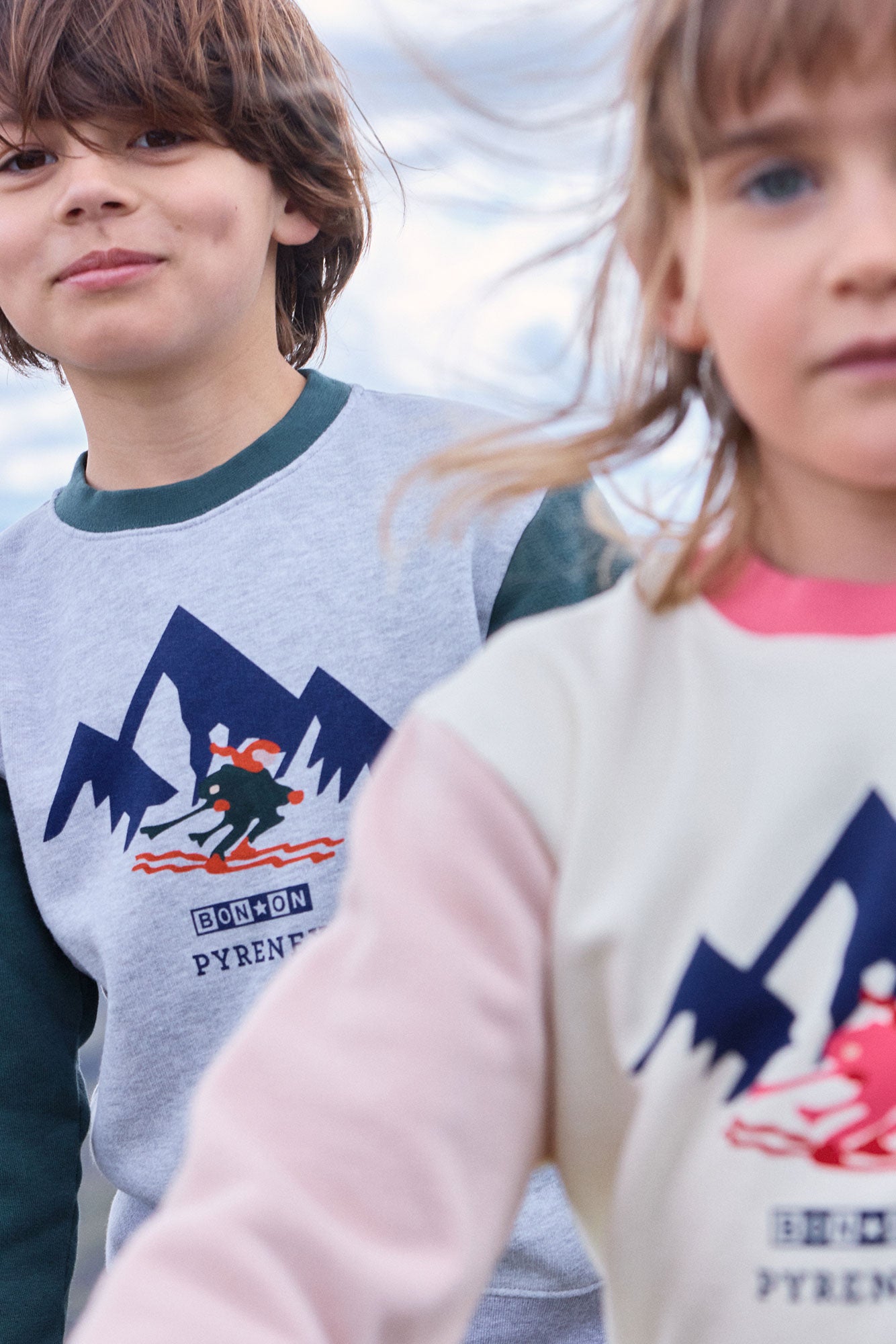 Sweat - Sandy crème bonton x pyrenex