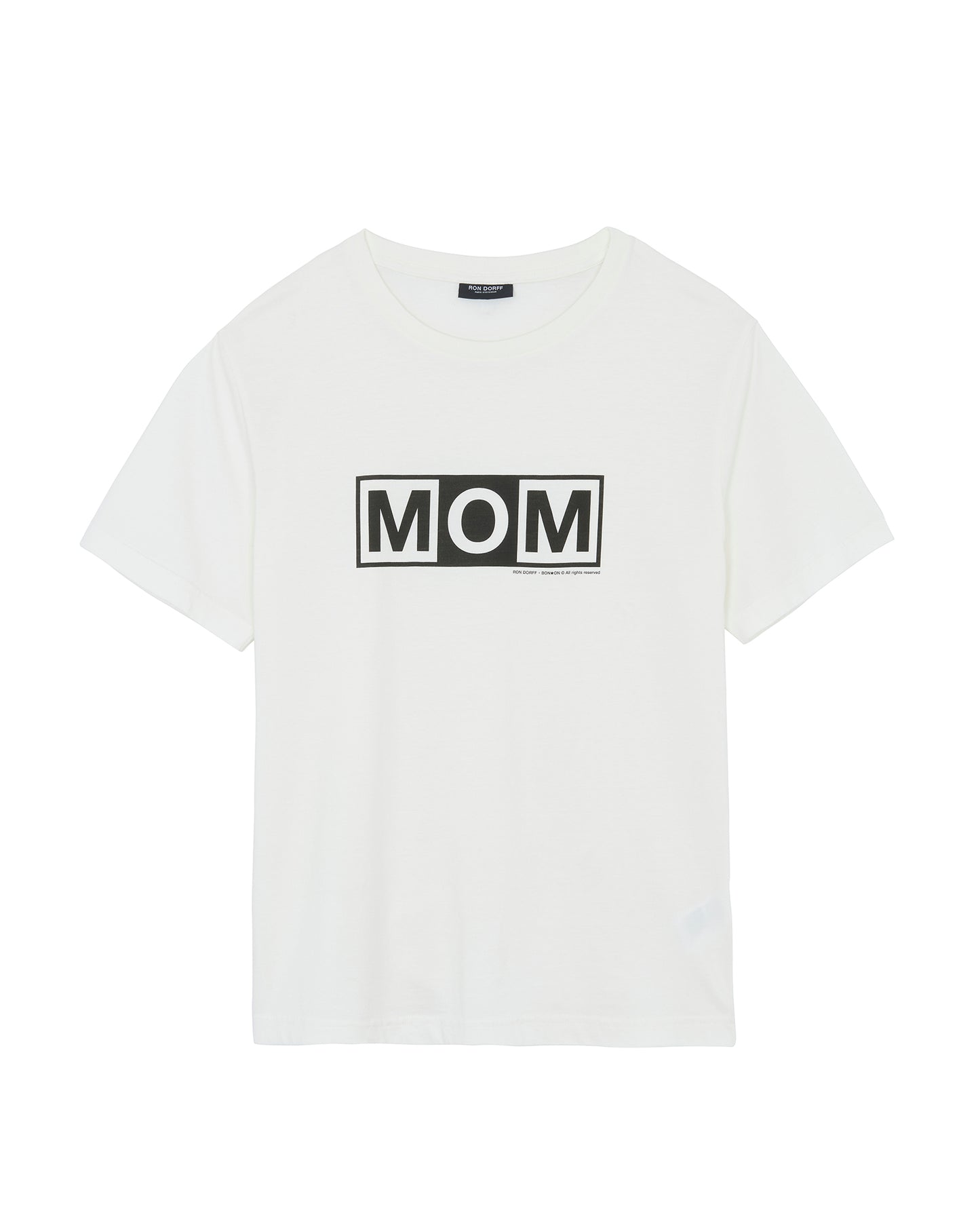 T -shirt - Mom ecru woman cotton bonton + ron dorff
