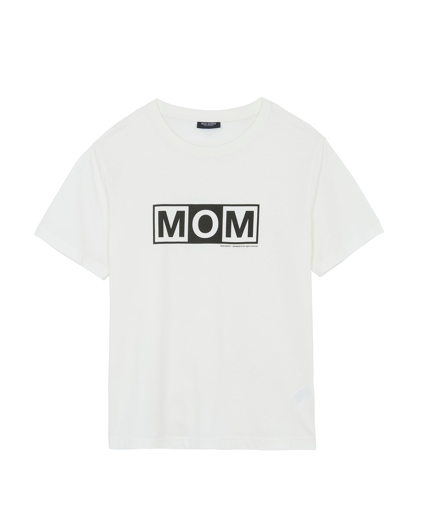 T-shirt - Mom ecru woman cotton bonton + ron dorff