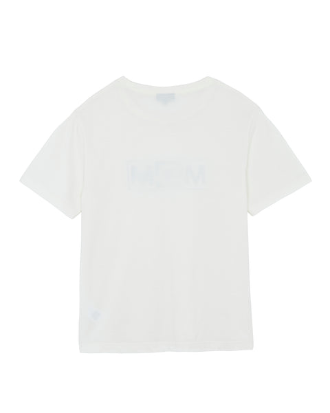 T -shirt - Mom ecru woman cotton bonton + ron dorff - Image principale