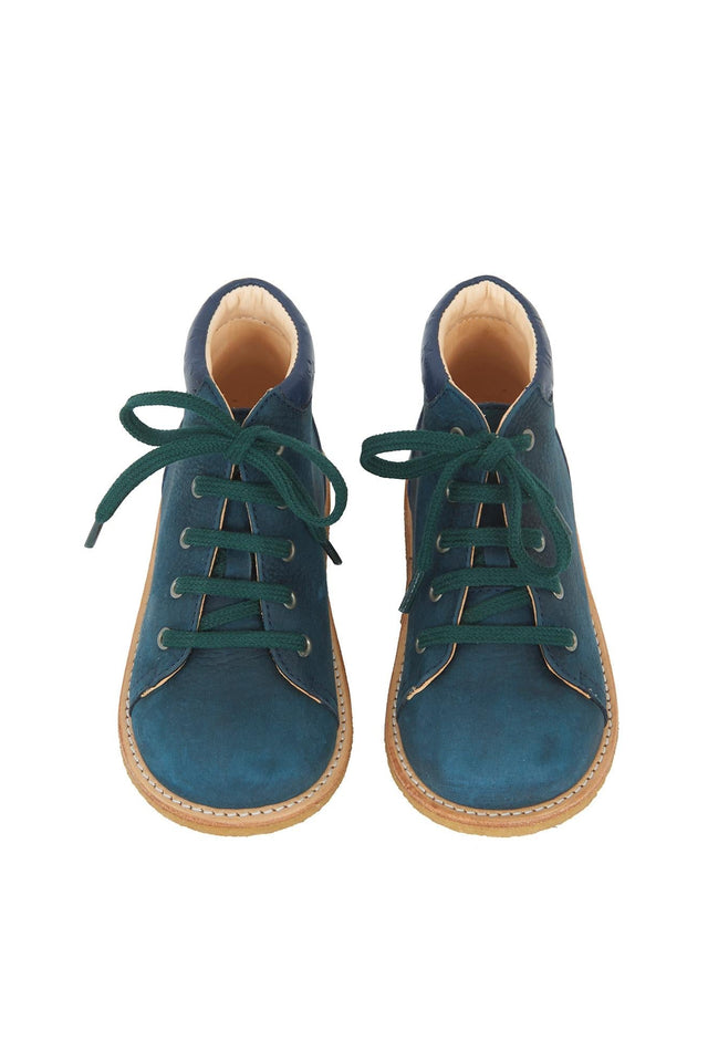 Toddler - BONTON x ANGULUS Bleues Bébé en cuir - Image principale