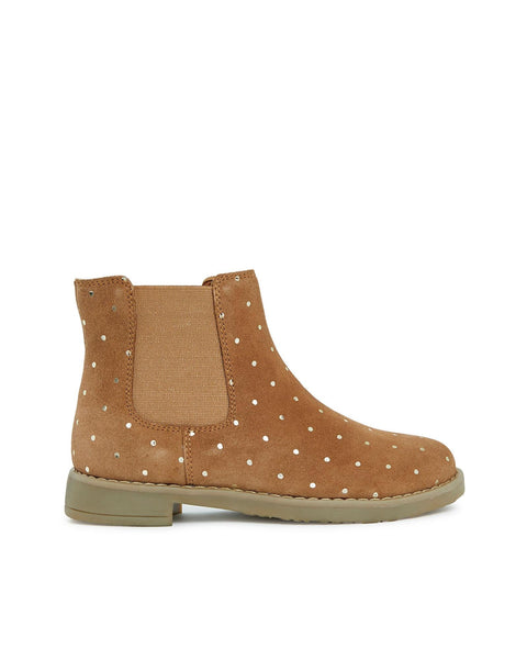 Bottes - Lola beige en 100% daim - Image principale