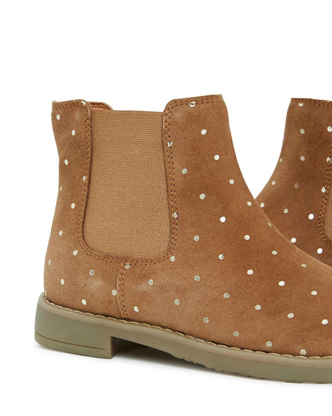 Bottes - Lola beige en 100% daim - Image principale