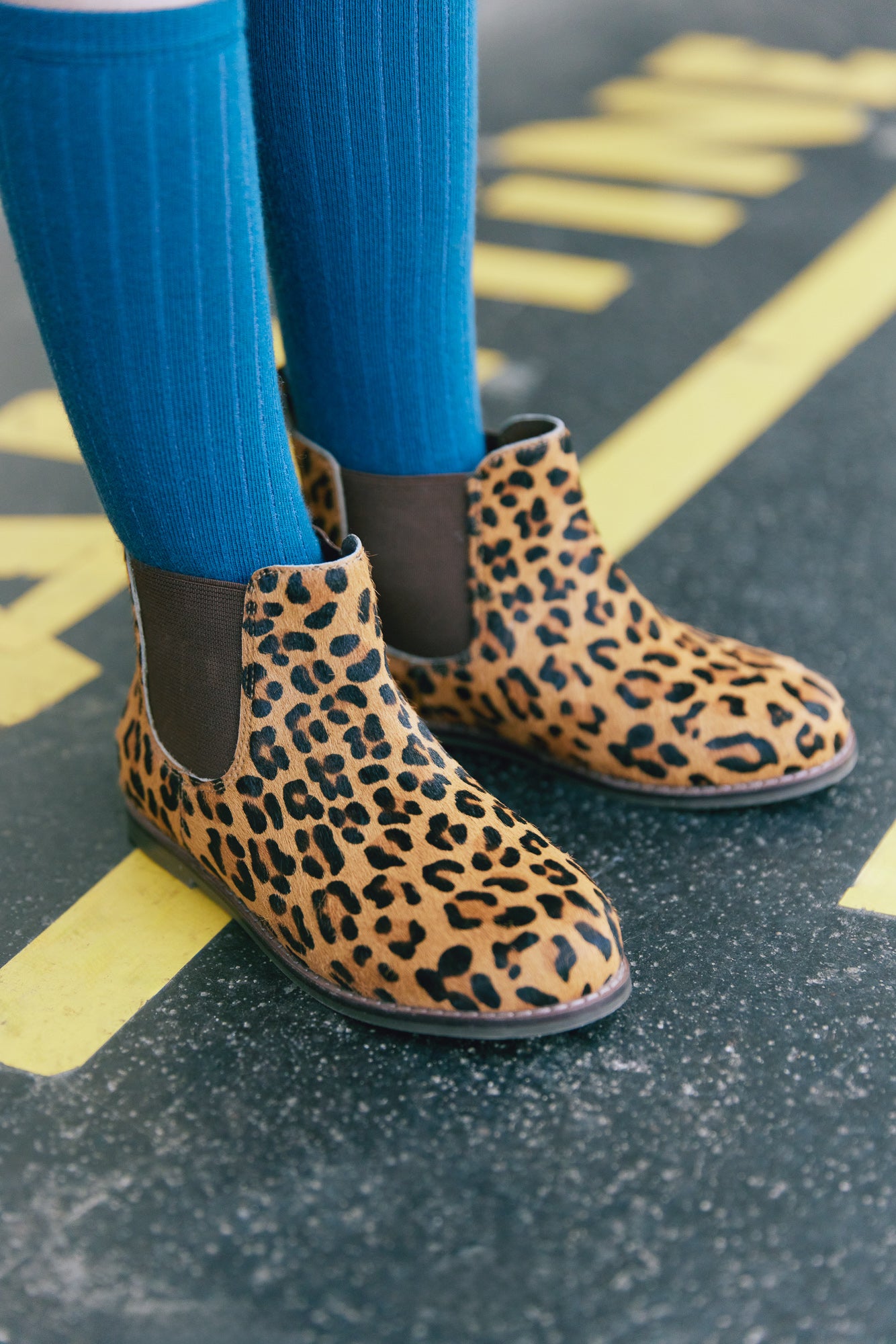 Boots - Judy Leopard Brown