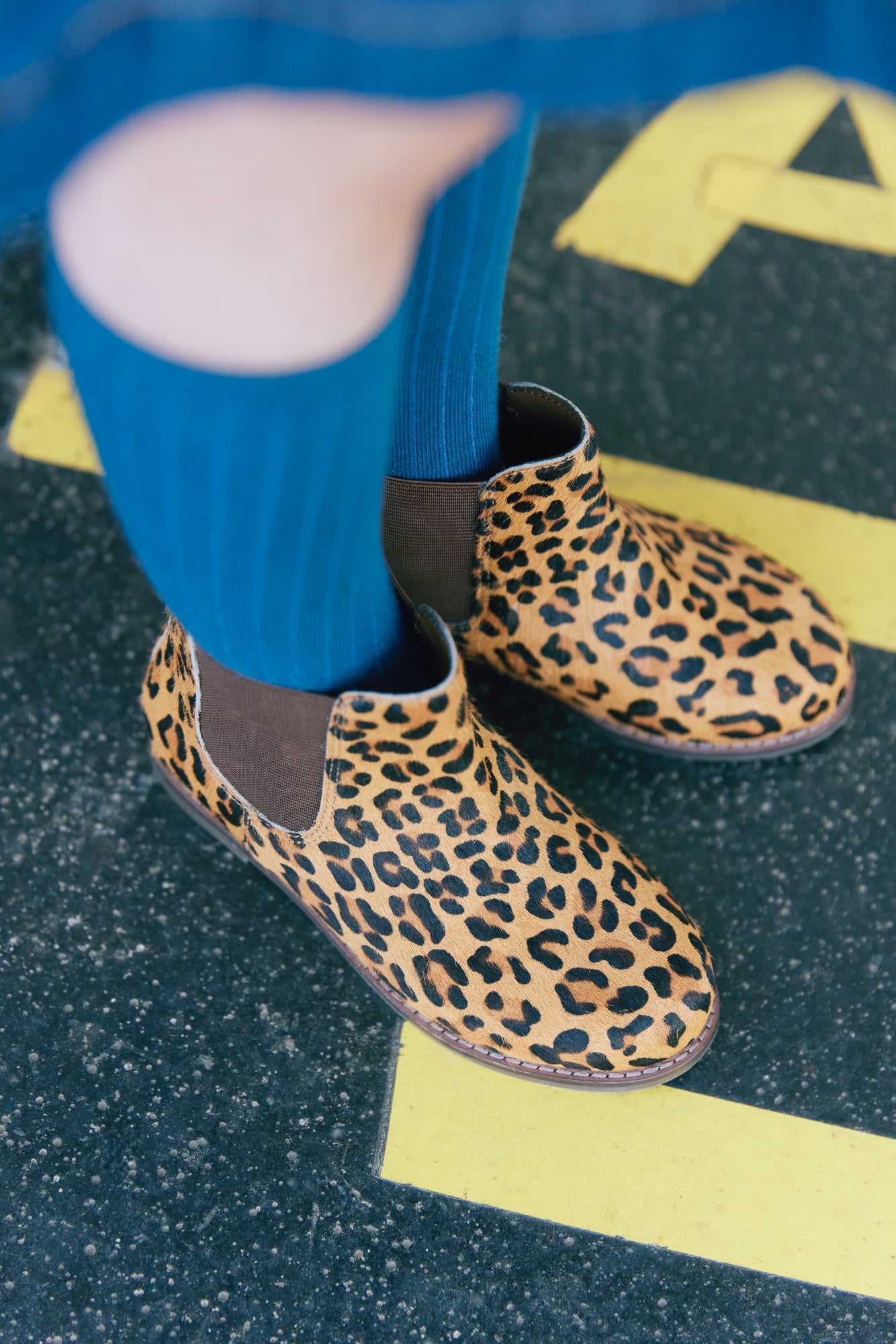 Boots - Judy Leopard Brown