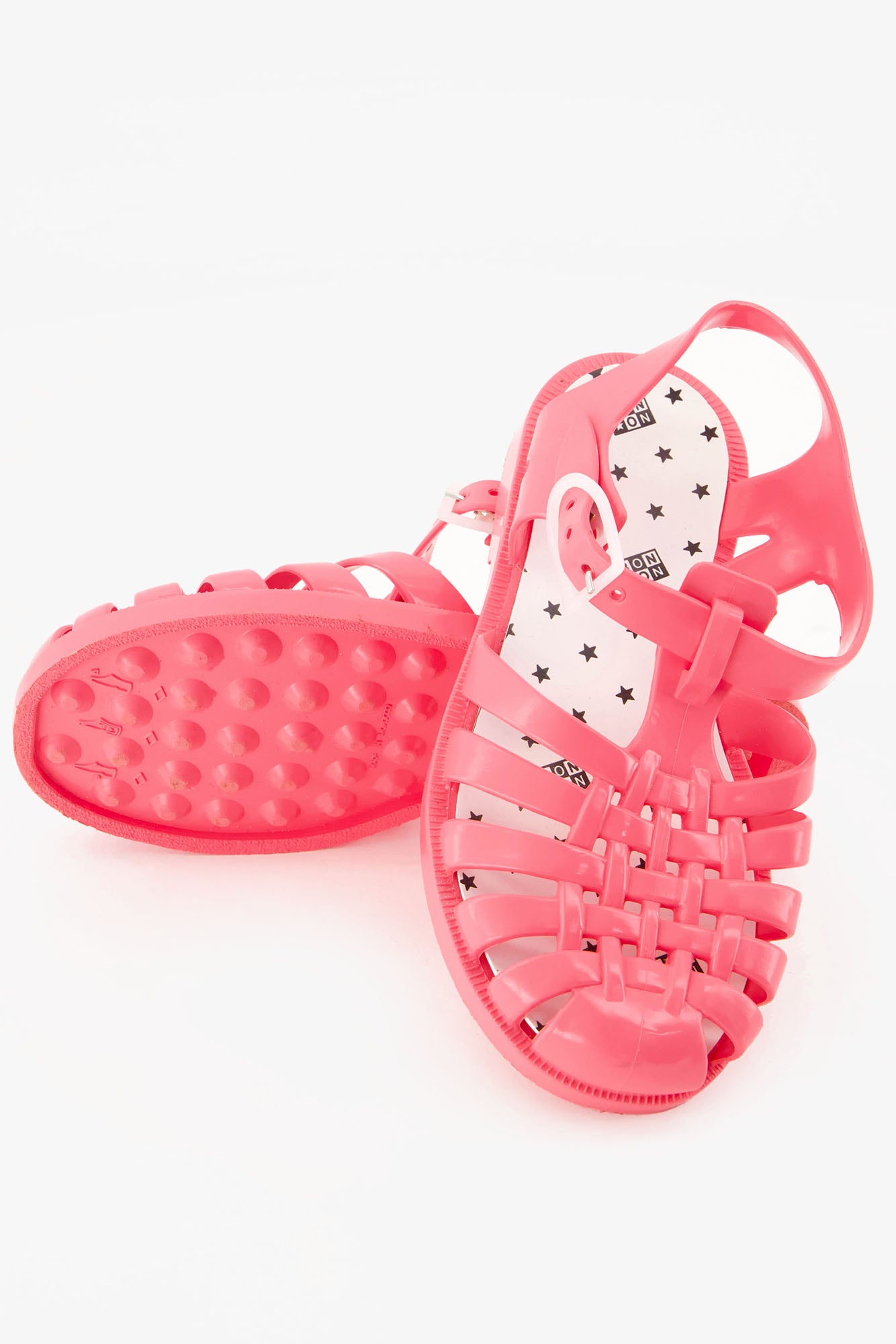 Sandals - PVC pink jellyfish