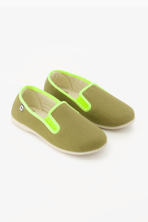 Slippers - John khakis cotton canvas - Image principale