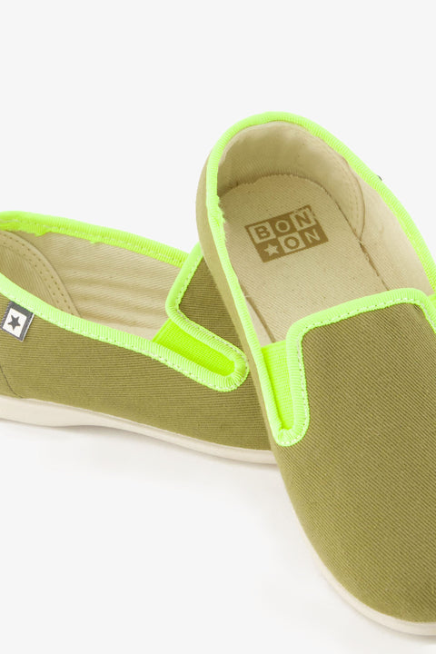 Slippers - John khakis cotton canvas - Image principale