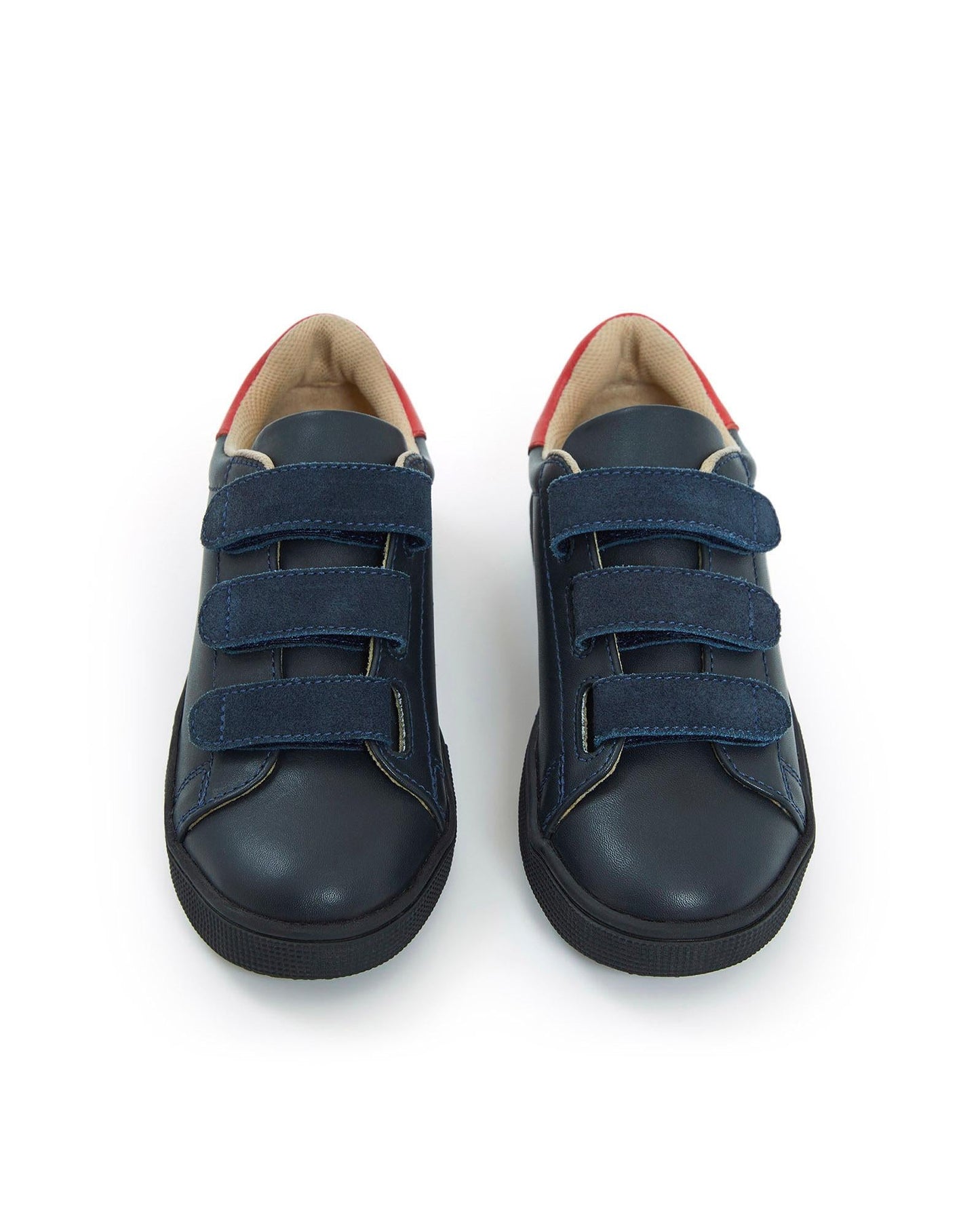 Baskets - bleues en 100% cuir