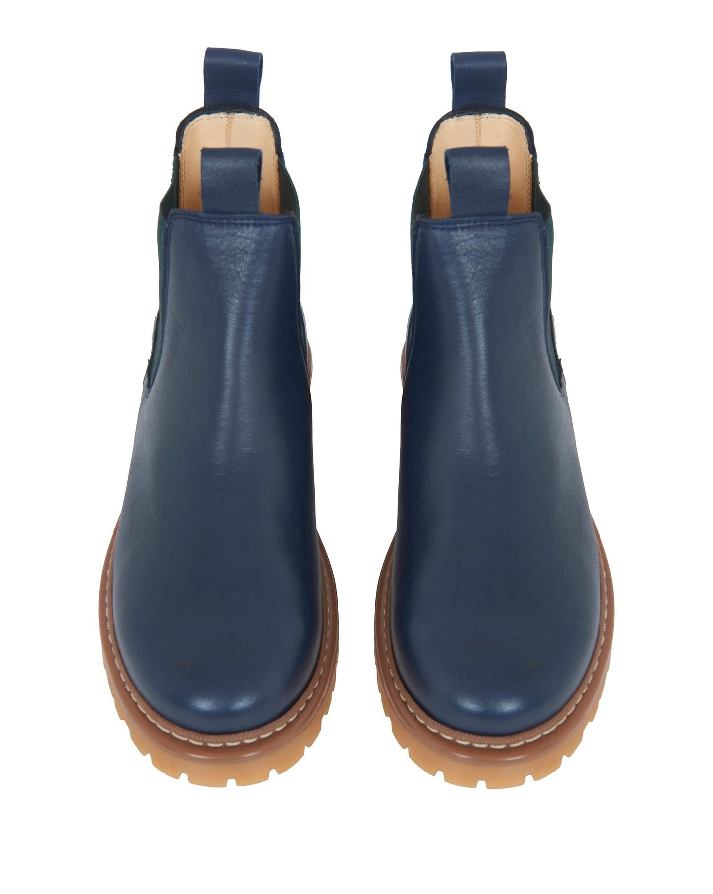 Ankle boots - - Bonton Angulus Chelsea Bleues in leather