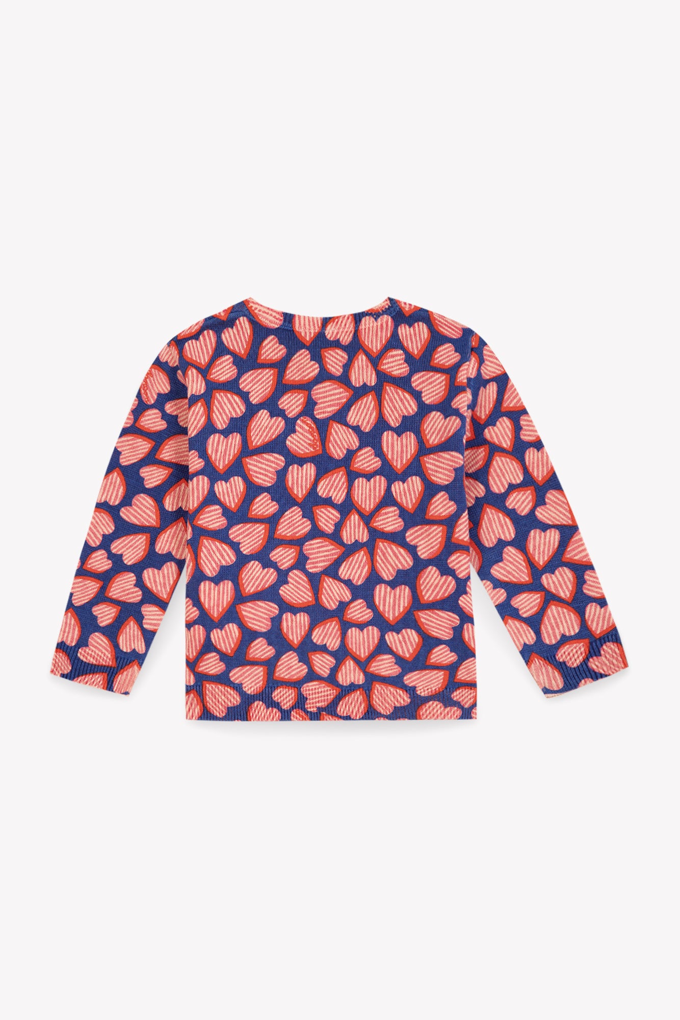 Cardigan - Lilet bleu Bébé coton maille imprimée
