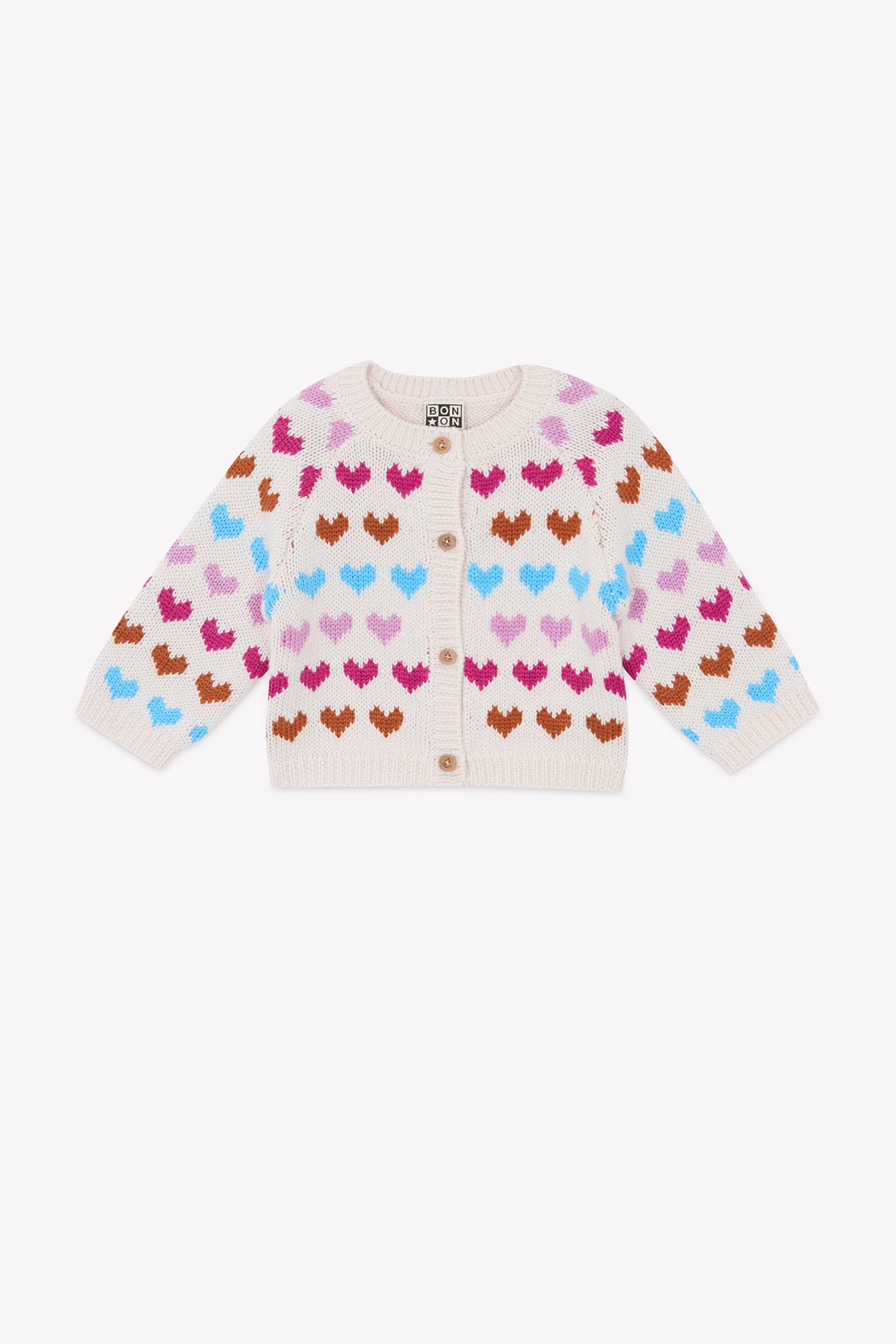 Cardigan - Coeurs LILET Beige