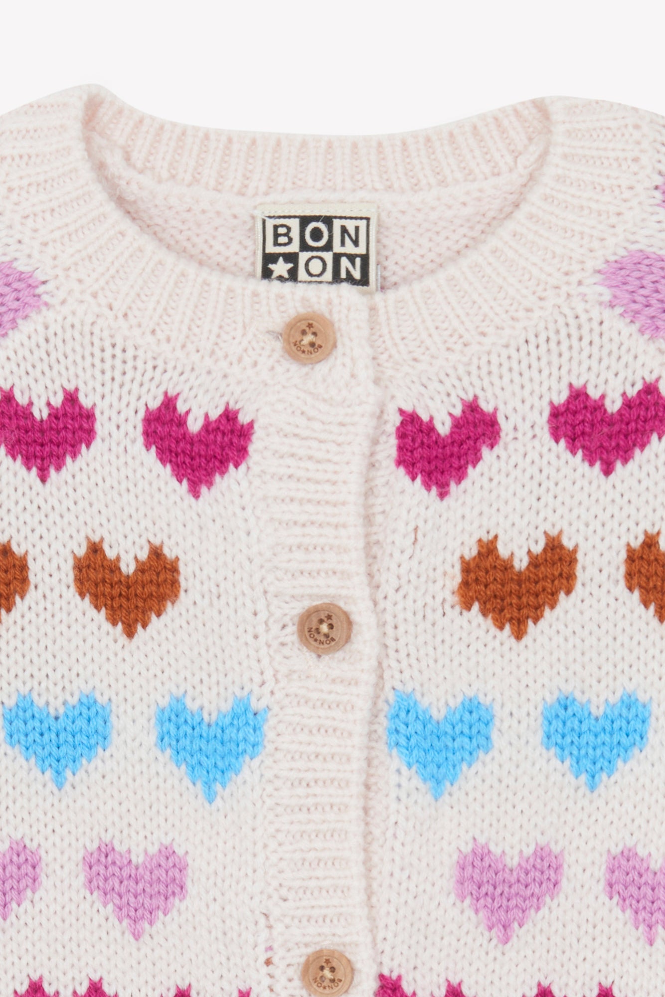 Cardigan - Coeurs LILET Beige