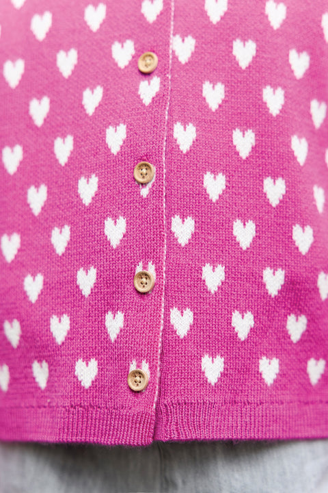 Cardigan - Lilet imprimé My love - Image principale