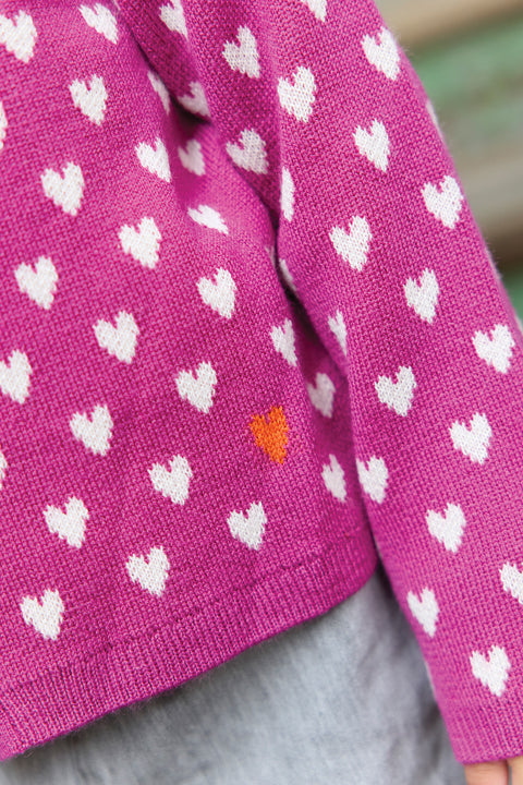 Cardigan - Lilet imprimé My love - Image principale