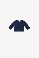 Cardigan - Jasmin navy bonton